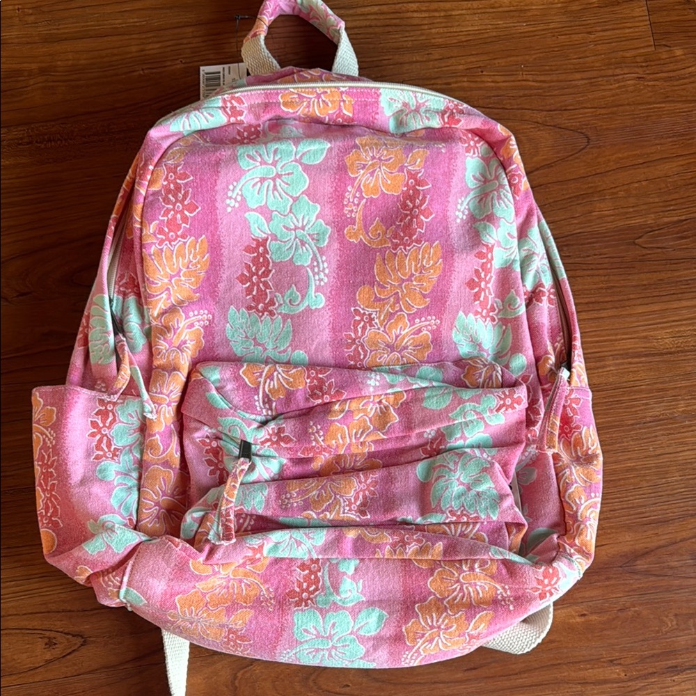 Rip Curl Mixed Floral canvas 18L backpack NWT